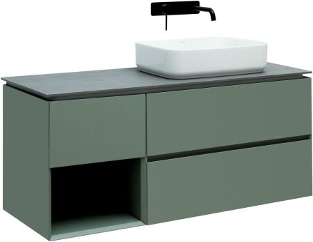 Тумба под раковину Allen Brau Infinity 120 1.21007.CGM R олива матовый, артикул 1.21007.CGM