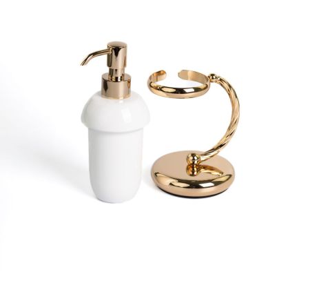 Stil Haus Giunone, настольный керамический дозатор, цвет золото, артикул G720(16)