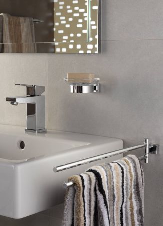 Держатель для стакана или мыльницы GROHE Essentials Cube, хром (40508001), артикул 40508001