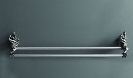 Полотенцедержатель двойной подвесной 60 см ART&MAX  AM-B-0818, артикул AM-0818-B