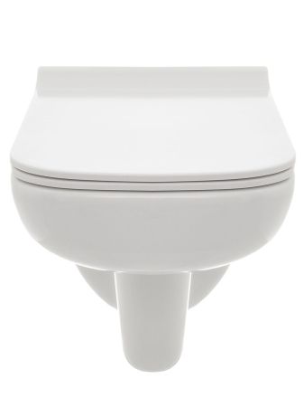 AQM2007 Унитаз подвесной с сиденьем SoftClose, технология смыва Rimless. 550х350х375, артикул AQM2007
