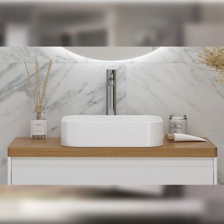 Столешница Velvex Klaufs 90 без отверстий, Invisible Line, артикул st.KLA.90 дуб французский