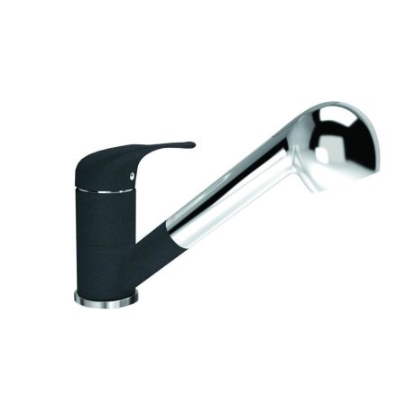 Смеситель для кухни с выдвижным изливом Florentina СИГМА 313.14L.1223.102, черный, артикул 313.14L.1223.102