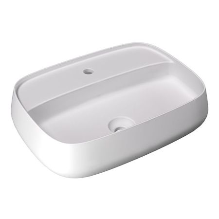 Раковина, Alice, NUR, Plan, ширина, мм-600, глубина, мм-450, высота, мм-150, тип установки-накладной (настольный), отверстия для смесителя-1, без перелива, донный клапан-необходимо заказать, материал-керамика, вид грязеотталкивающего покрытия-Aliglaze+, ц