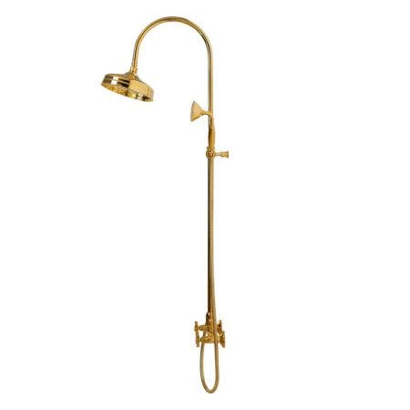 Душевая стойка со смесителем, верхним и ручным душем CEZARES LORD-CD, артикул LORD-CD-03/24-Bi