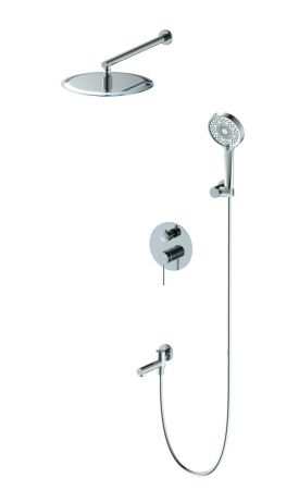 Душевая система встраиваемая WONZON & WOGHAND STICK, Хром (WW-88939017-CR), артикул WW-88939017-CR