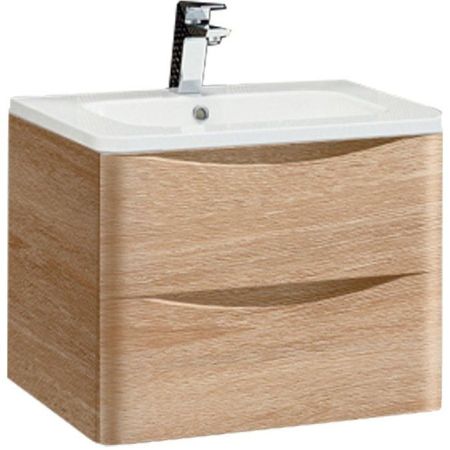 Тумба под раковину Vincea Roberta VMC-1R600WO подвесная W.Oak, артикул VMC-1R600WO