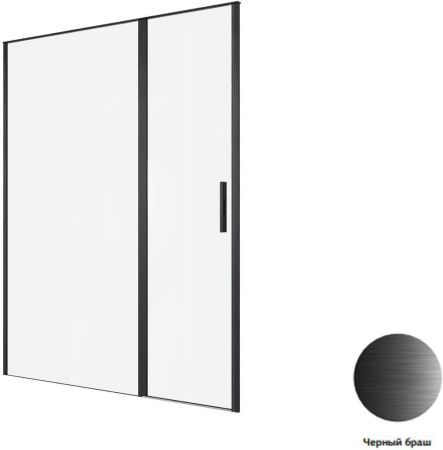 Душевая дверь Allen Brau Priority 160 3.31039.BBA черный браш, артикул 3.31039.BBA