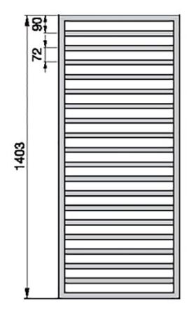 Водяной полотенцесушитель Zehnder Quaro Inox QAI-140-060 Inox Нержавеющая сталь, артикул QAI-140-060 Inox