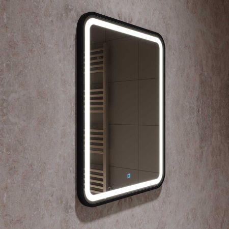 Зеркало LED VLM-2D600B  590x840 c сенсорным выключателем и диммером, артикул VLM-2D600B