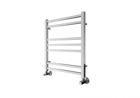 Полотенцесушитель водяной Aquatek (Акватек) Альтаир П7 500х600 мм, подключение нижнее/диагональное, сверхпрочная пищевая нержавеющая сталь AISI 304L, гарантия 10 лет, артикул AQ KK0760CH