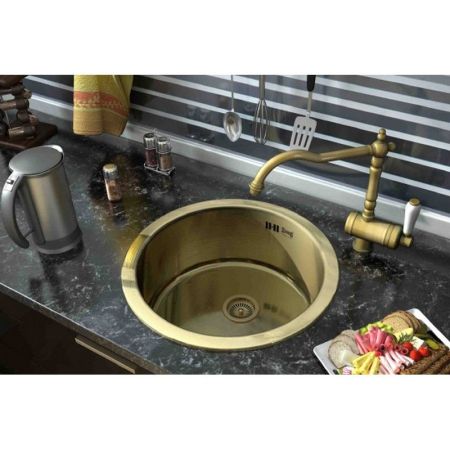 Кухонная мойка ZorG Bronze Штам SZR 450 BRONZE Бронза