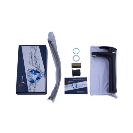 Смеситель для раковины Plstart PL3005-7, чёрный