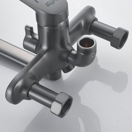 Душевая система Raffine F3685T, оружейная сталь