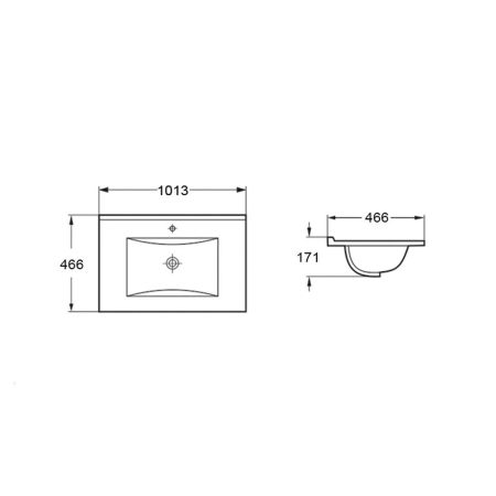 Керамика Vincea Раковина VBS-13100MA керамическая, цвет антрацит матовый, , шт, артикул VBS-13100MA