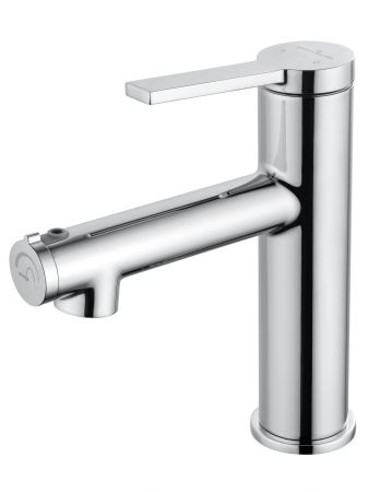 Смеситель для раковины с функцией полоскания WONZON & WOGHAND, Хром (WW-H1017-CR), артикул WW-H1017-CR