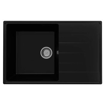 Кухонная мойка Ulgran Quartz Prima 780-07, уголь