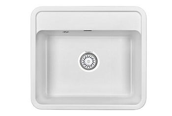 Кухонная мойка GRANULA Стандарт (5601, БЕЛЫЙ)
