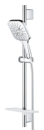 Душевой гарнитур GROHE Rainshower SmartActive 130 Cube, 3 вида струй, хром (26584000)