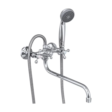 Смеситель для ванны Славен СЛ-ДВ-А31, хром, артикул СЛ-ДВ-А31