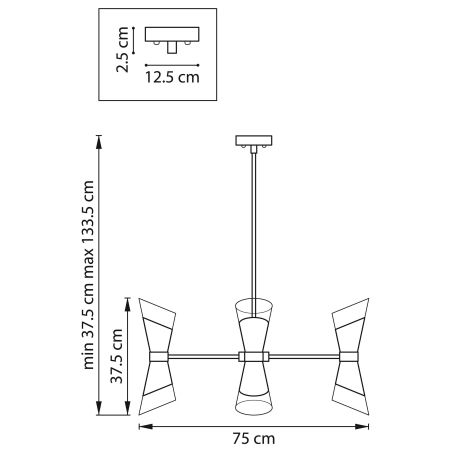 Люстра потолочная Strato Lightstar 817127, артикул 817127