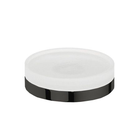 Colombo Nordic  Мыльница настольная, цвет: PVD графит матовый/матовое стекло, артикул B5240.GM-VAN