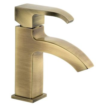 Emmevi Niagara, однорычажный смеситель для раковины с донным клапаном, цвет бронза