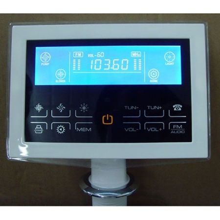 Акриловая ванна Gemy G9086 K 170х133 L с гидромассажем