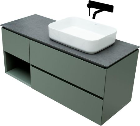 Тумба под раковину Allen Brau Infinity 120 1.21007.CGM R олива матовый, артикул 1.21007.CGM