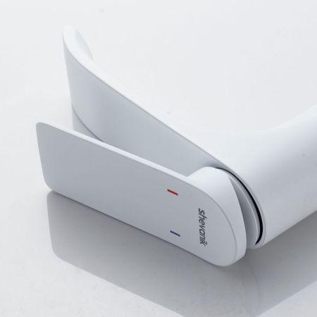Смеситель для раковины Shevanik S4101C, белый, артикул S4101C
