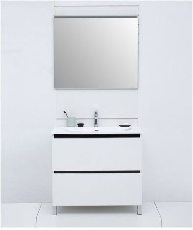 Зеркало De Aqua Сильвер 9075 серебро (без фацета), артикул SIL 405 090 S