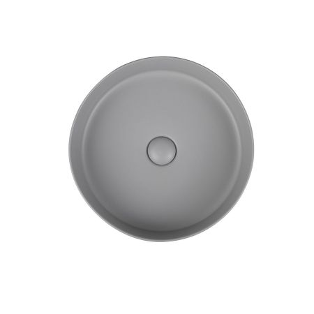 Раковина керамическая Vincea VBS-216MG, 394*394*115, накладная, цвет матовый серый, артикул VBS-216MG