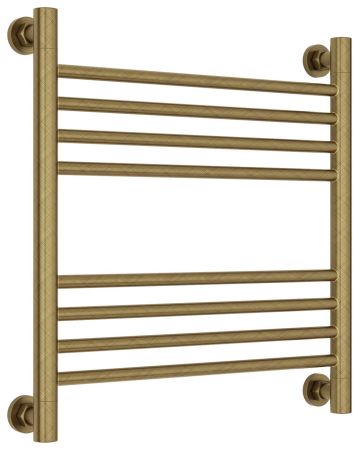 Полотенцесушитель водяной "Богема+" прямая 500х500 (Состаренная БРОНЗА), артикул 05-0220-5050
