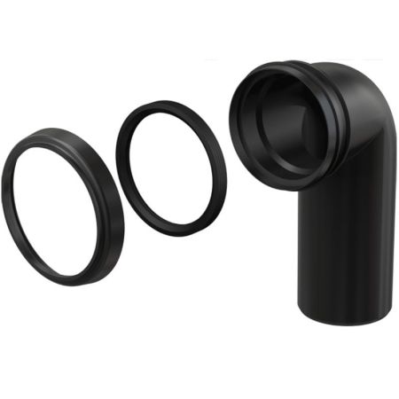 Колено стока, комплект 90/90 ALCAPLAST M908, шт, артикул M908