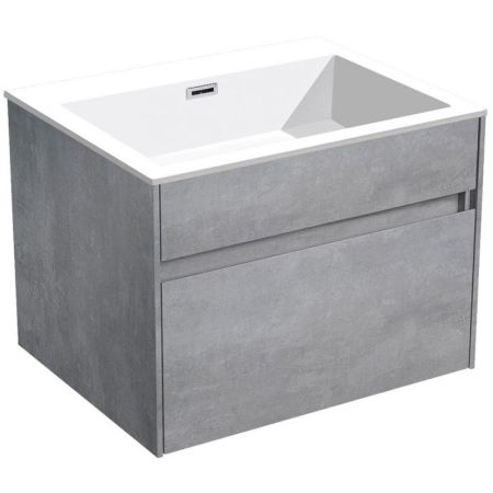 Тумба под раковину Vincea Chiara VMC-1C600CT подвесная Stone, артикул VMC-1C600CT