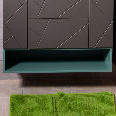 Ниша для тумбы Бриклаер КРИСТАЛЛ 90 см, муссон, артикул 4627125414886