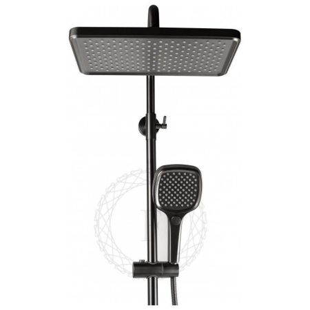 Душевая система FILARETE Retta FL2030BG, графит