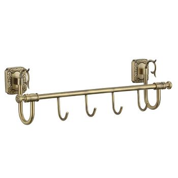 Планка с крючками Savol S-006474, бронза