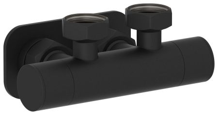 Вентиль 2х3/4" угловой скрытый-скрытый EU50 (МУАР Темный Титан (РЕ-64))