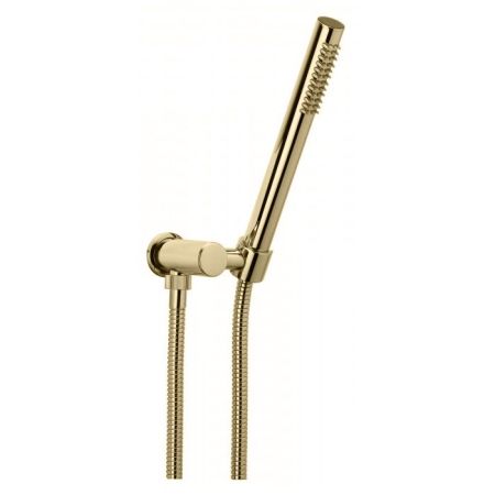 Bongio  Душевой гарнитур стойка,  шланг,ручная лейка, цвет золото, артикул 00830OR00
