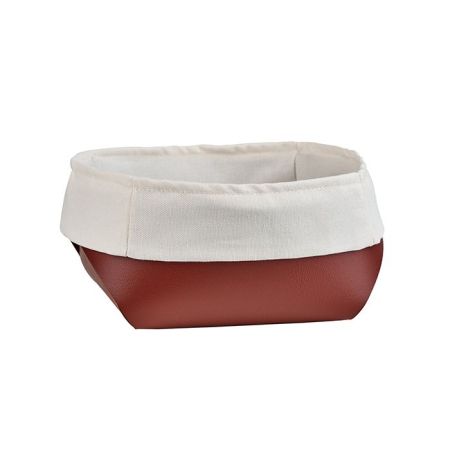 ADJ Корзина для хлеба, 15x15xH7 см., цвет: бордо/коньяк, артикул 0039.30/09