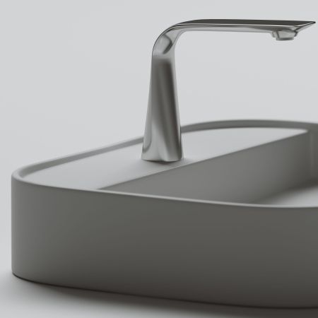 Умывальник чаша накладная прямоугольная Element 550*450*110мм CN6034, артикул CN6034