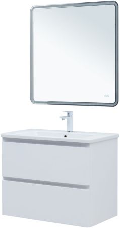 Тумба под раковину Aquanet Эмбер 80 белый матовый, артикул 00330467