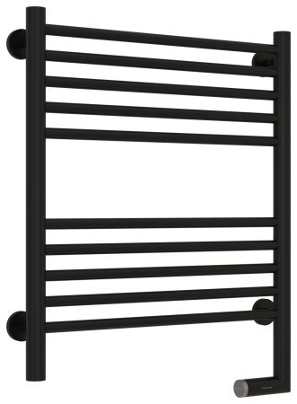 Полотенцесушитель электрический "БОГЕМА 2.0" прямая 600х500 / МЭМ правый (Матовый Чёрный), артикул 31-5205-6050