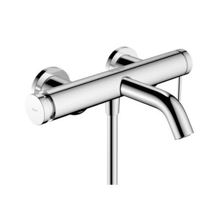 Смеситель для ванны и душа, Hansgrohe, Tecturis S, тип открывания воды-однорычажный, тип регулирования воды-керамический картридж, монтаж-настенный, отверстия для монтажа-2, вынос излива, мм-209, тип излива-неподвижный, цвет-хром Смеситель для ванны и душа, Hansgrohe, Tecturis S, тип открывания воды-однорычажный, тип регулирования воды-керамический картридж, монтаж-настенный, отверстия для монтажа-2, вынос излива, мм-209, тип излива-неподвижный, цвет-хром