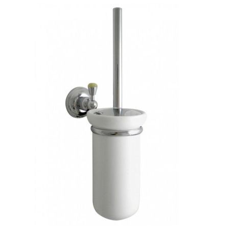 Nicolazzi Onice Ершик для унитаза подвесной, цвет: хром/белый, артикул 1490CR09O