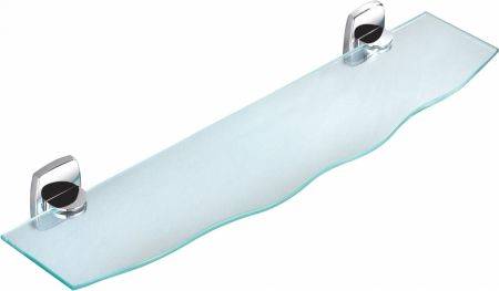 Стеклянная полка для ванной WONZON & WOGHAND PORTO, Хром (WW-1701), артикул WW-1701