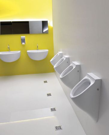 KERASAN Aquatech Писсуар в комплекте с сифоном, цвет белый