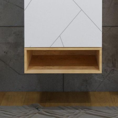 Ниша для тумбы Бриклаер КРИСТАЛЛ 50 см, дуб бунратти