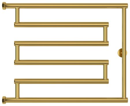 Полотенцесушитель водяной High-Tech model "L+" 500х650 (Золото)